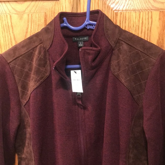 NWT Talbots Sweater Jacket - Picture 2 of 3